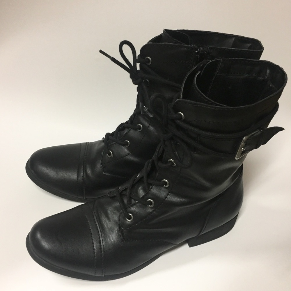 American Rag Womens Faylln Ankle Combat Boots 11M